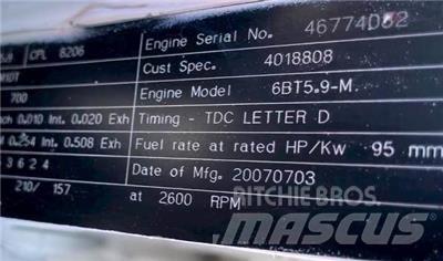 Cummins 6BT5.9 Motori za građevinarstvo
