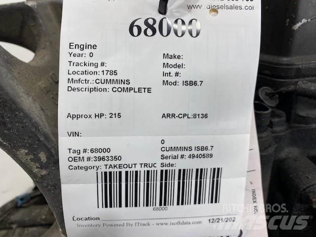 Cummins ISB6.7 Motori za građevinarstvo