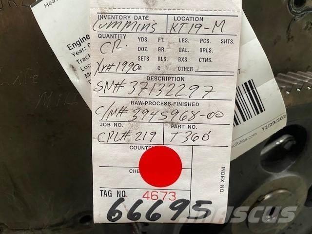 Cummins KT19 Motori za građevinarstvo