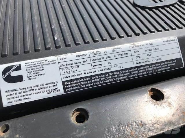 Cummins QSX15 Motori za građevinarstvo
