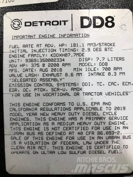 Detroit DD8 Motori za građevinarstvo