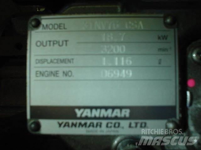 Yanmar 3TNV76-CSA Motori za građevinarstvo
