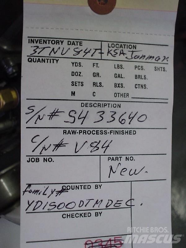 Yanmar 3TNV84T-BKSA Motori za građevinarstvo