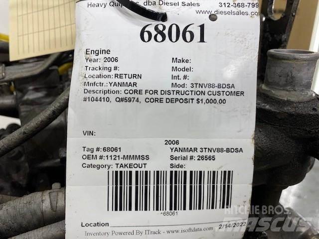 Yanmar 3TNV88-BDSA Motori za građevinarstvo