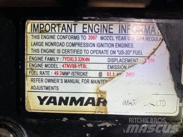 Yanmar 4TNV98-YTBL Motori za građevinarstvo