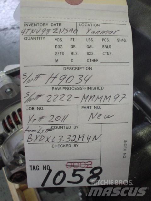 Yanmar 4TNV98-ZNSAD Motori za građevinarstvo