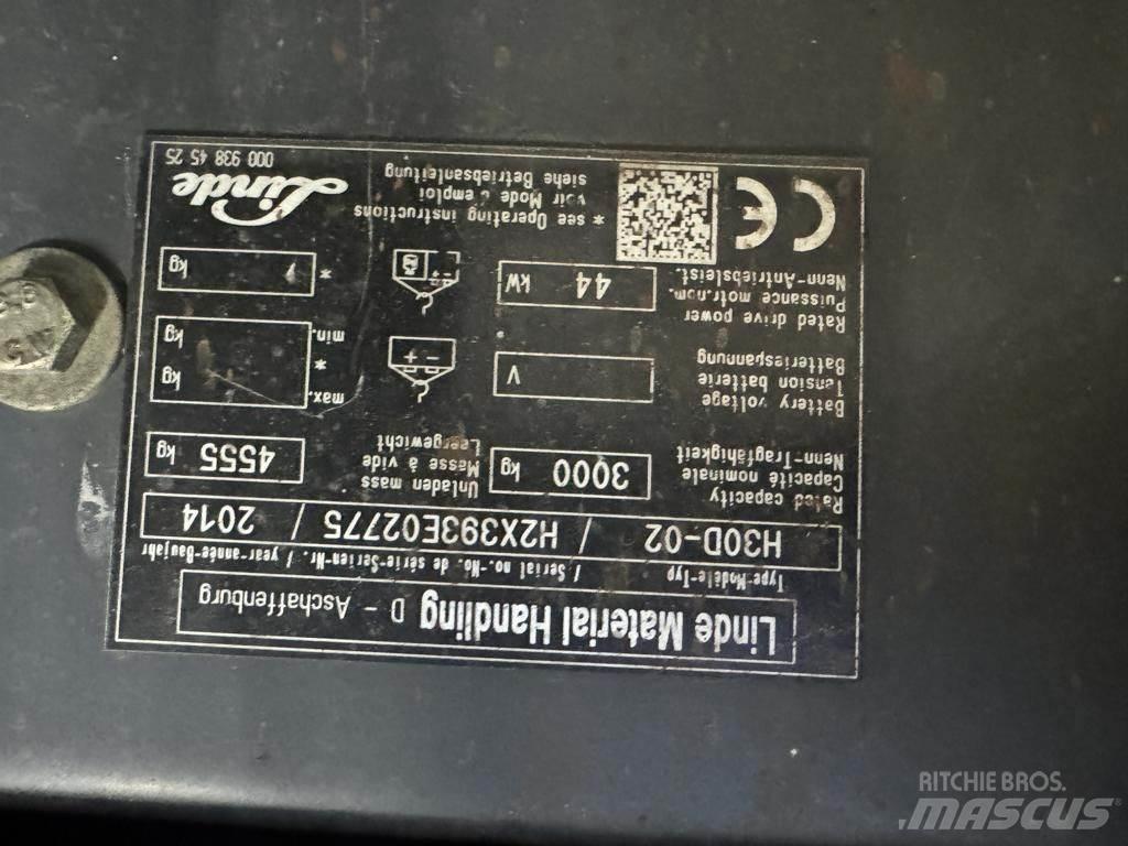 Linde H30D-02 Dizelski viljuškari