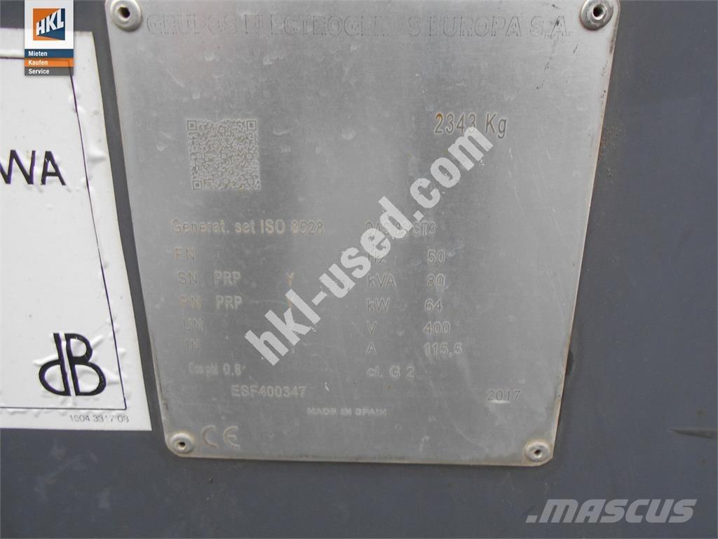 Atlas Copco QAS 80 Ostali generatori