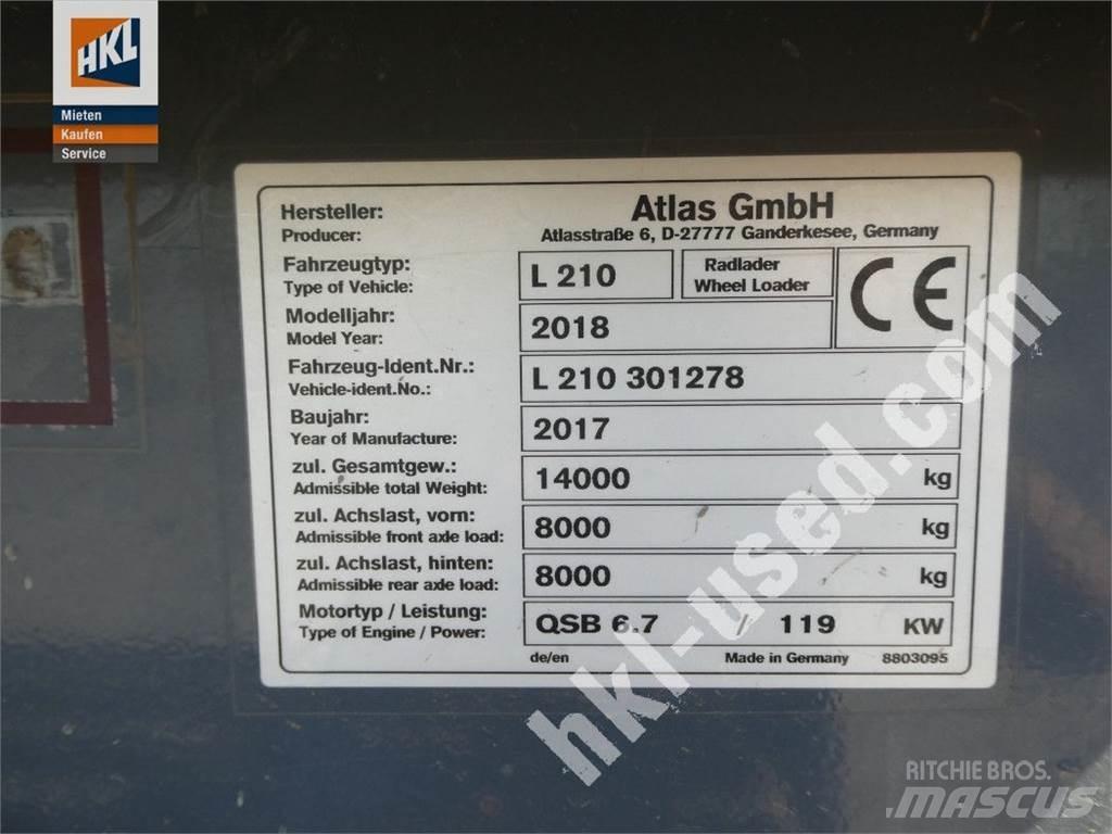 Atlas L 210 Utovarivači na točkove