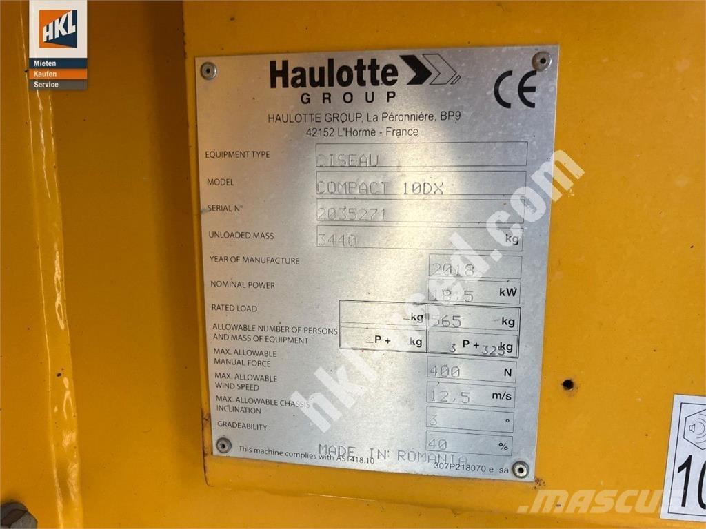 Haulotte COMPACT 10 DX Ostalo za građevinarstvo