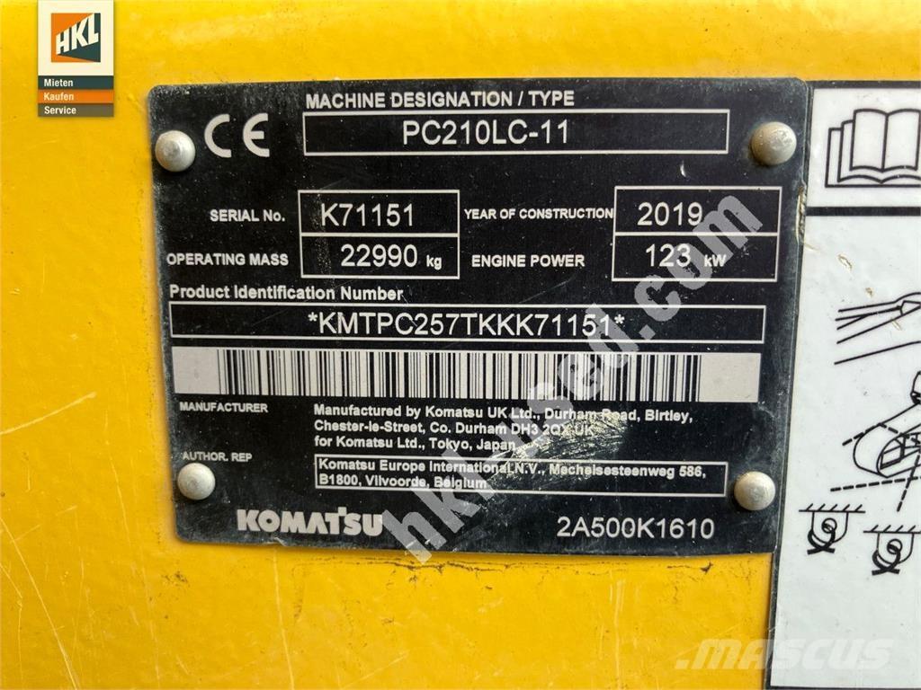 Komatsu PC 210 LC-11 Bageri guseničari