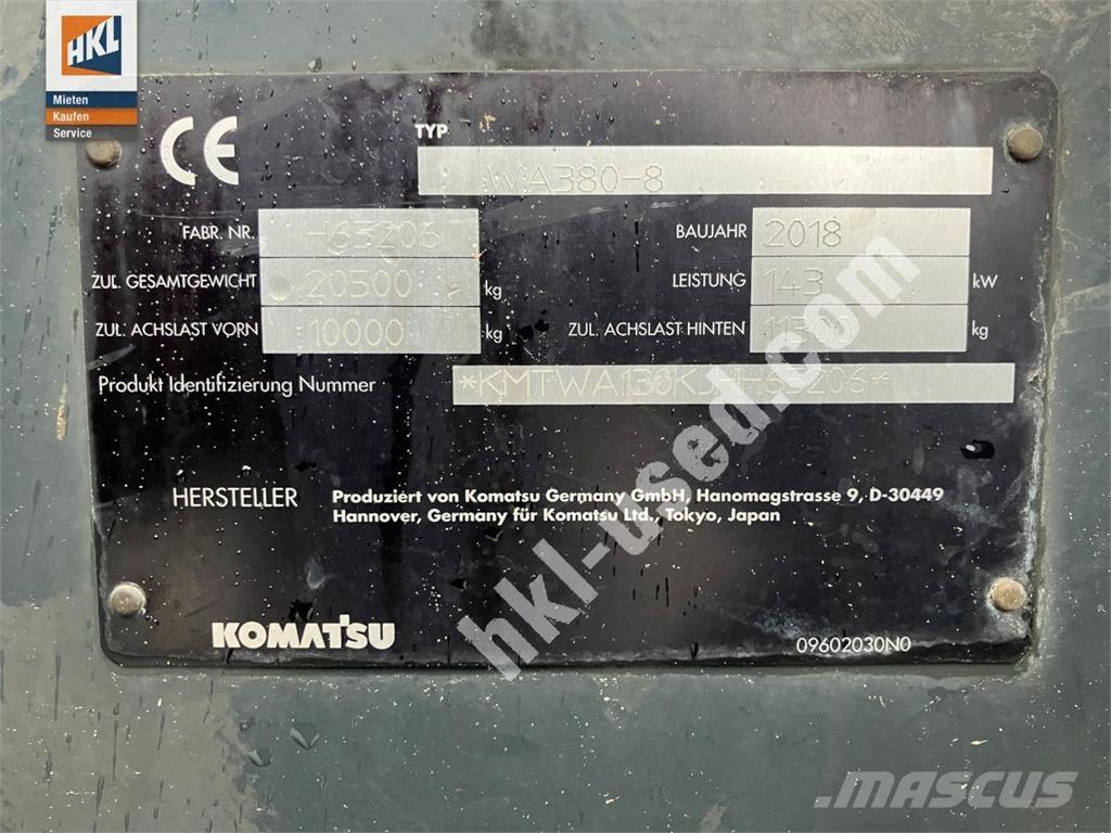 Komatsu WA 380-8 Utovarivači na točkove