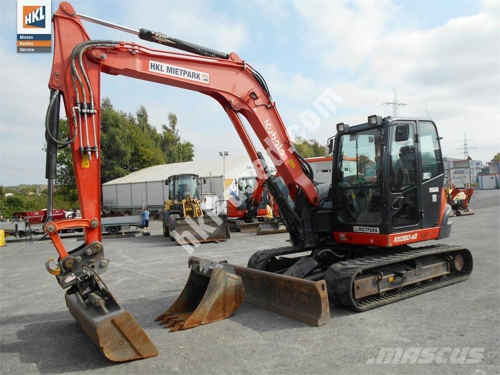 Kubota KX 080-4 Mini bageri < 7t