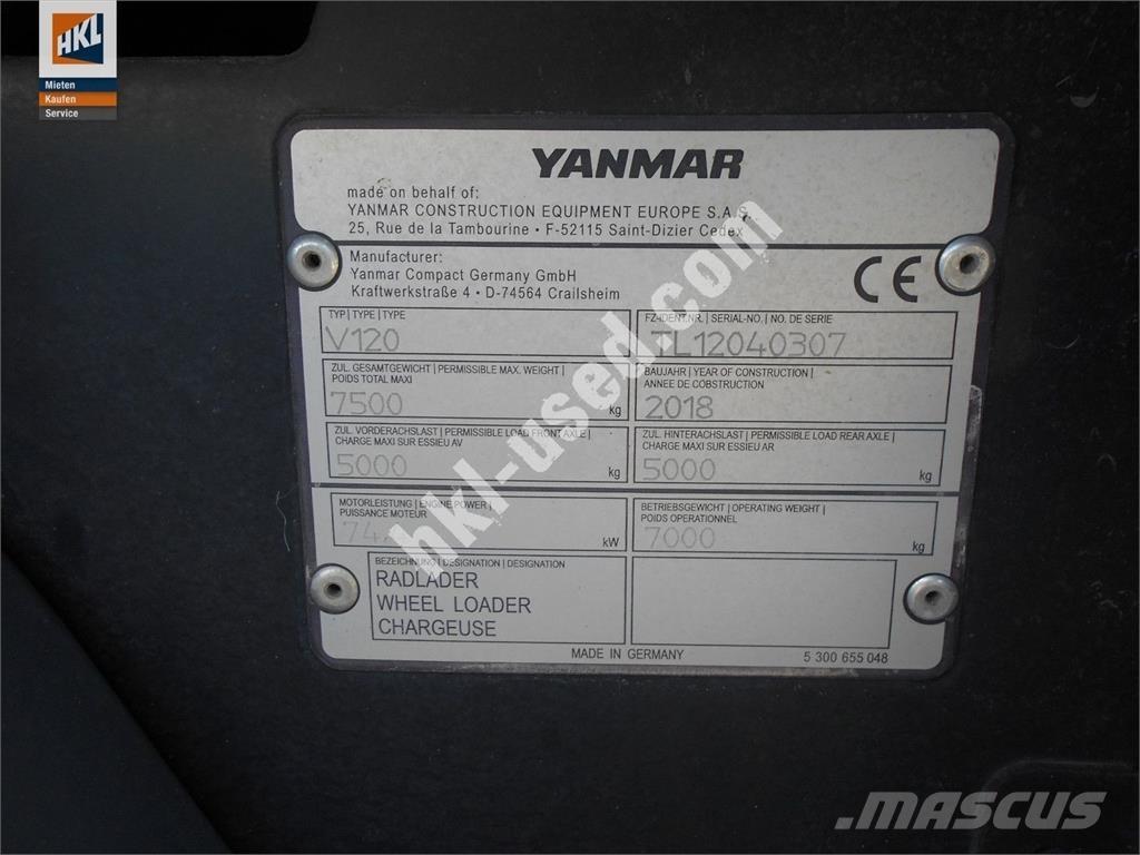 Yanmar V 120 Utovarivači na točkove
