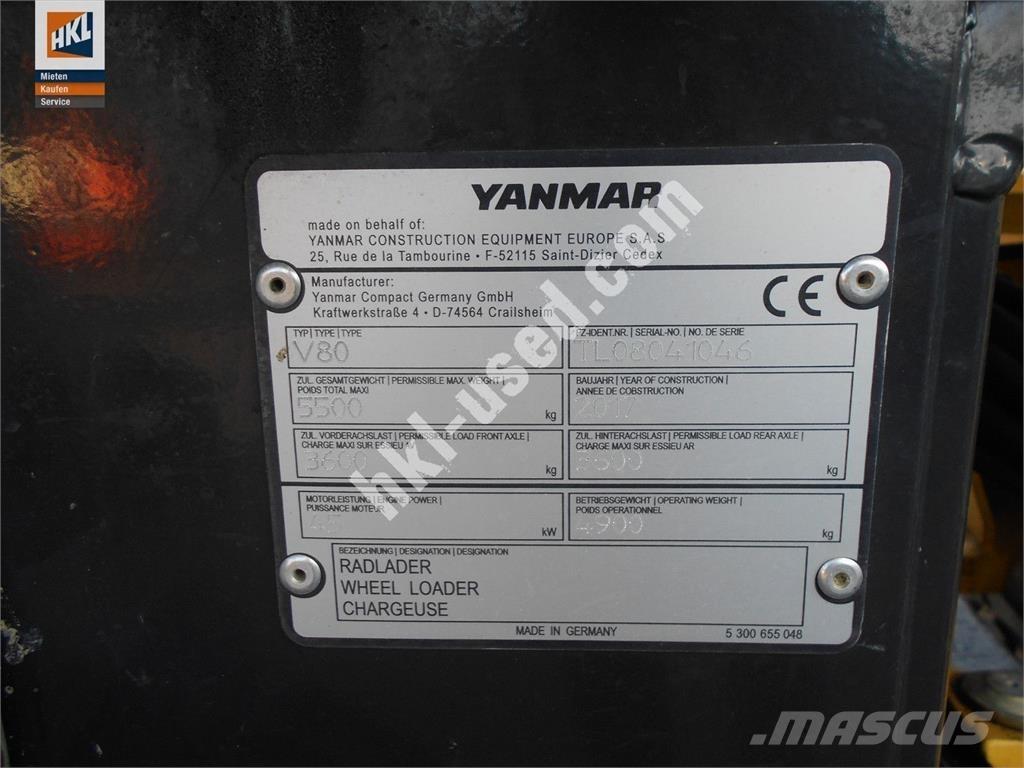 Yanmar V 80 Utovarivači na točkove