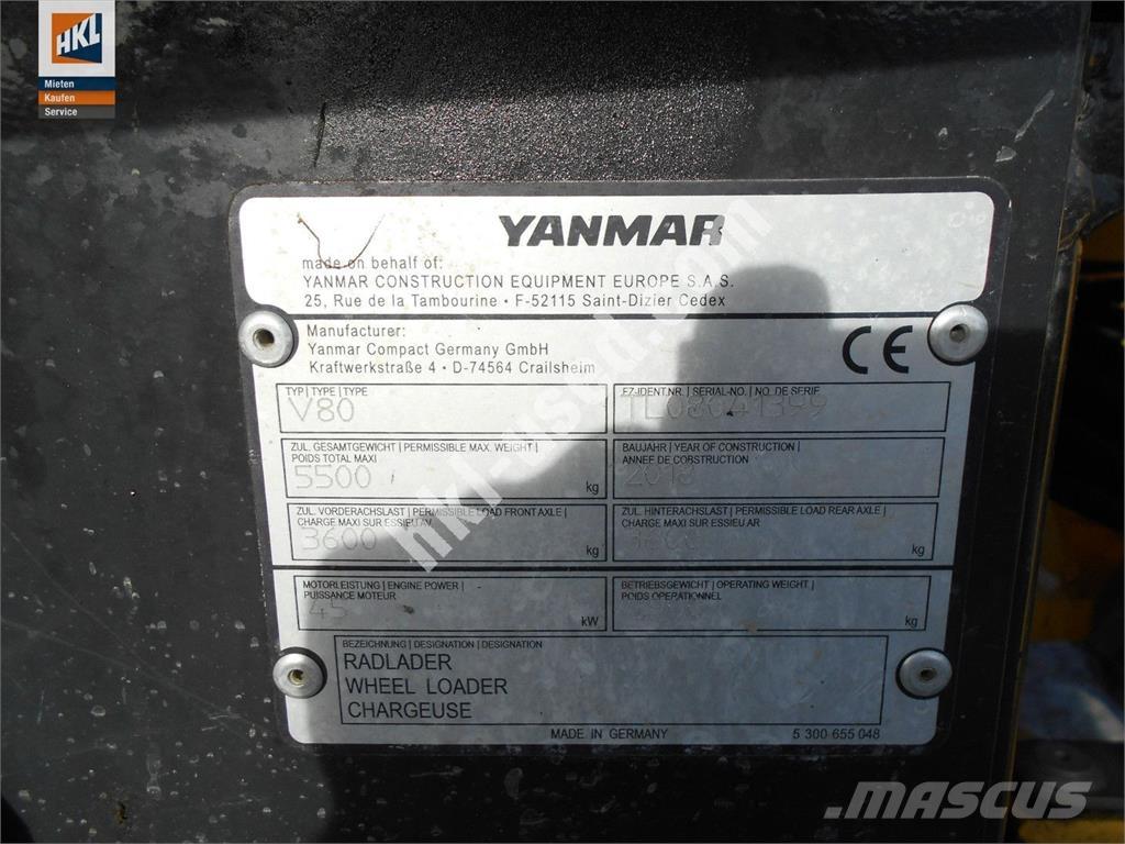Yanmar V 80 Utovarivači na točkove