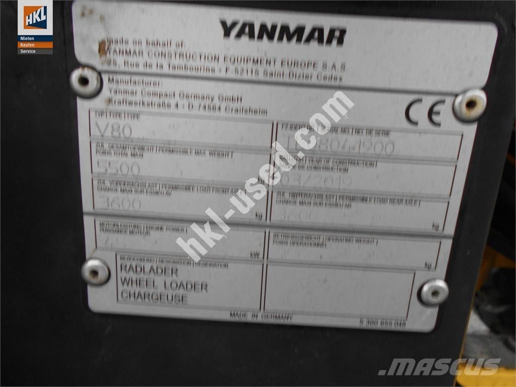 Yanmar V 80 Utovarivači na točkove