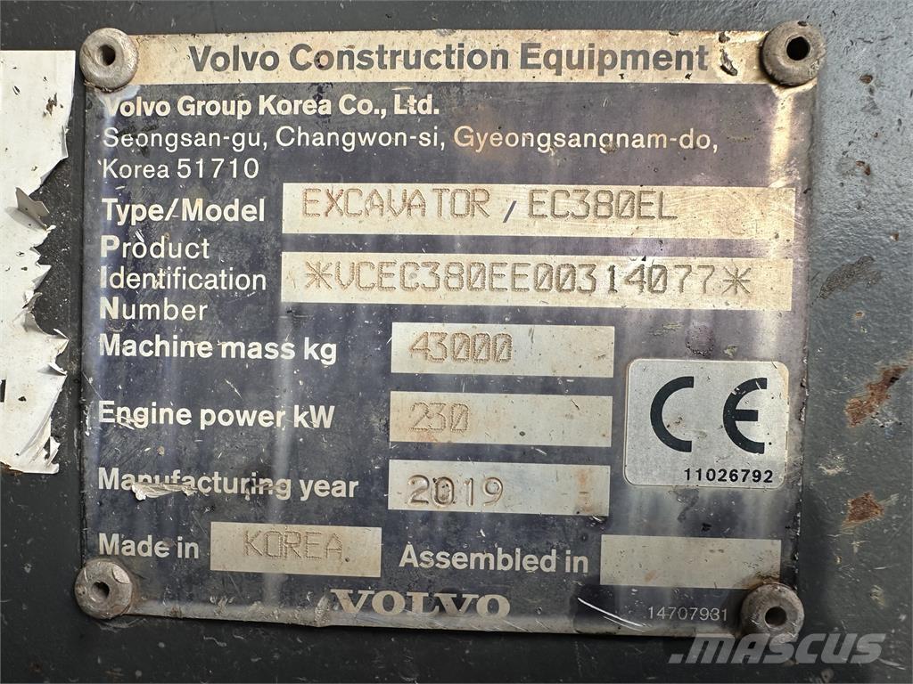 Volvo EC380E Ostalo za građevinarstvo