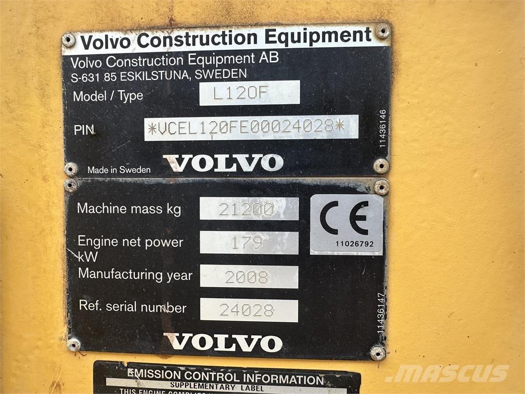 Volvo L120F Utovarivači na točkove