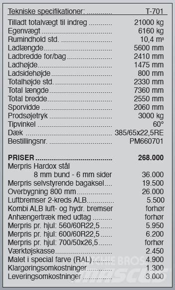 Pronar T-701 Ostale industrijske mašine