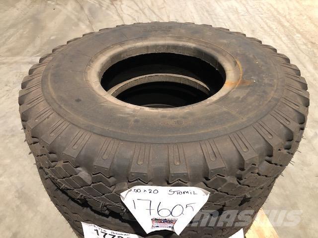  10.00-18 Stomil dæk - 3 stk. Gume, točkovi i felne