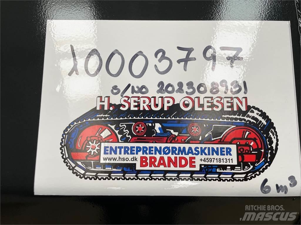  6 kbm Højtipskovl Kašike / Korpe