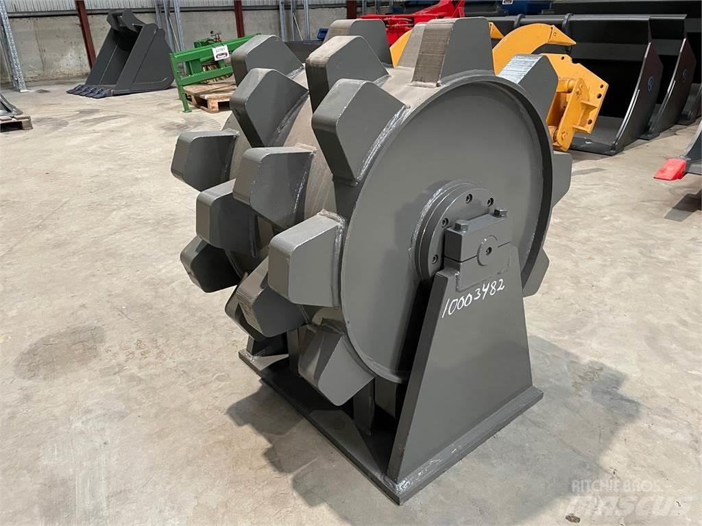  650 mm Kompaktorhjul Gumeni valjci na točkovima