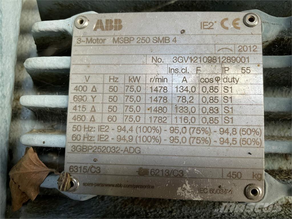  75 kW ABB el-motor Motori za građevinarstvo