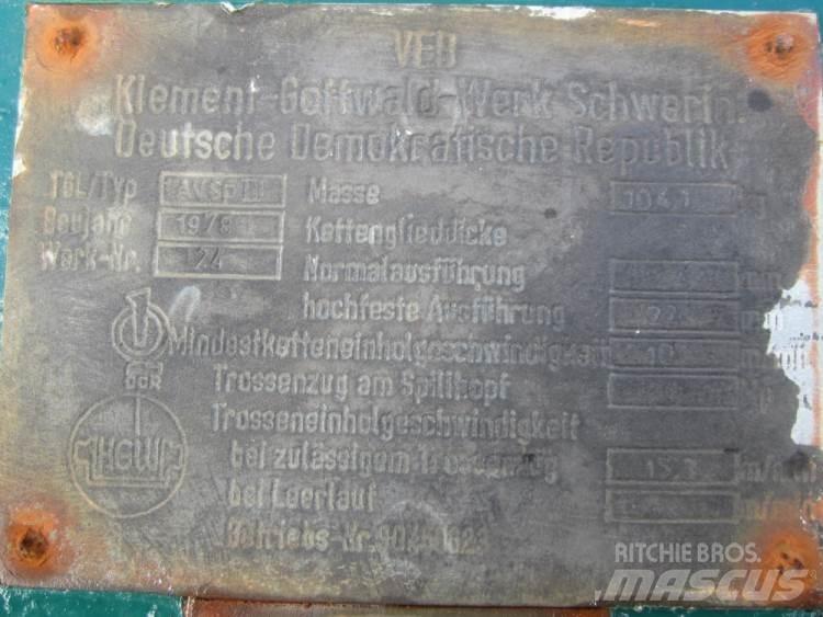  Capstan spil VEB 1AVSP3 Utovorne dizalice, vitla i liftovi za materijal