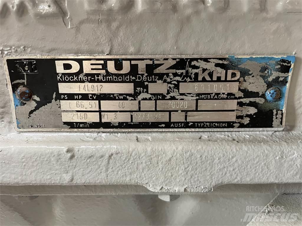 Deutz F4L 912 motor Motori za građevinarstvo