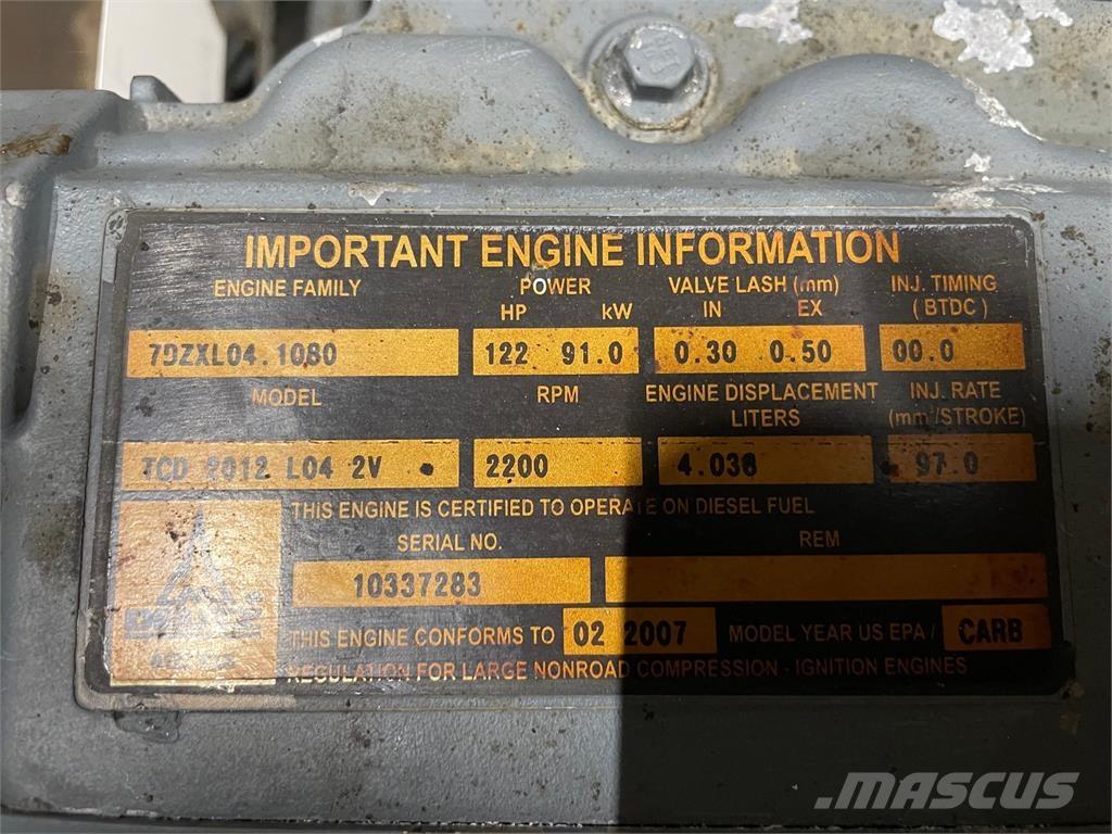 Deutz TCD2012 L04 2V motor Motori za građevinarstvo