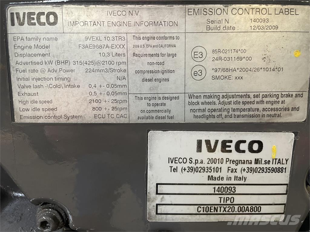 Iveco F3AE9687A motor Motori za građevinarstvo