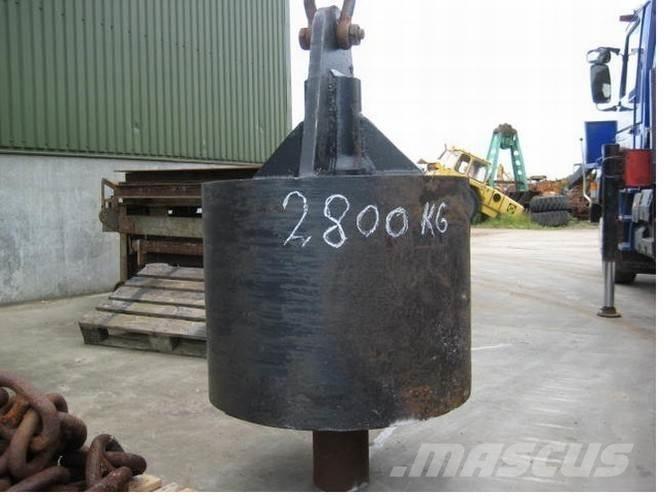  Nedbrydningskugle 2800 kg Drobilice za građevinarstvo
