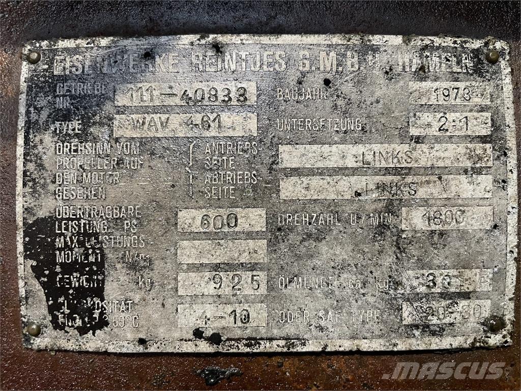 Reintjes WAV 461 Gear Menjači