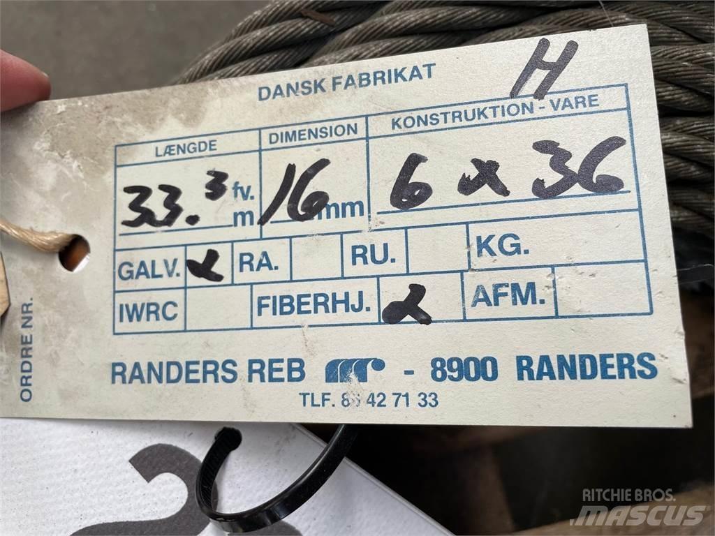  Stålwire Ø16 mm Delovi i oprema za kran