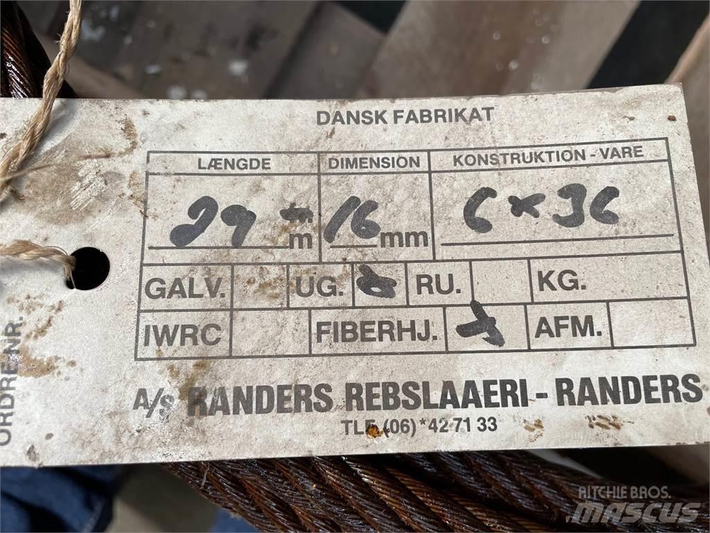  Stålwire Ø16 mm Delovi i oprema za kran