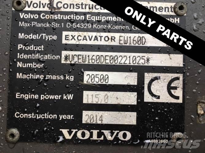 Volvo EW160D til ophug Bageri guseničari