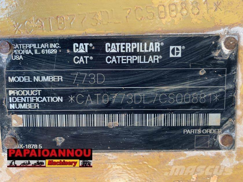 CAT 773D Ostalo za građevinarstvo