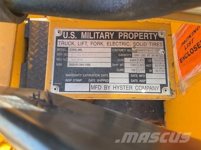 Hyster E25XL Električni viljuškari
