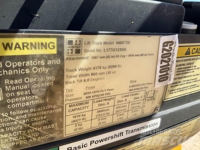 Hyster H40FTM Ostalo za građevinarstvo