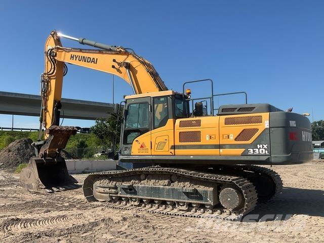 Hyundai HX330L Bageri guseničari