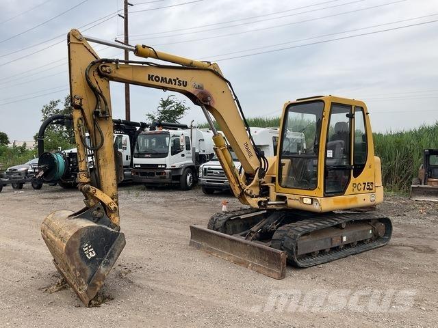 Komatsu PC75R Bageri guseničari