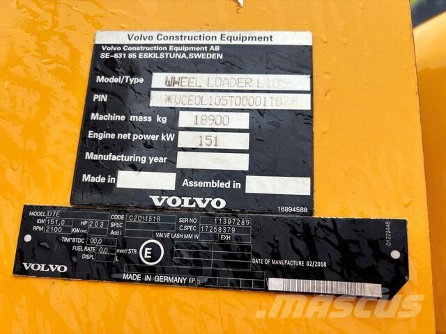 Volvo L105 Utovarivači na točkove