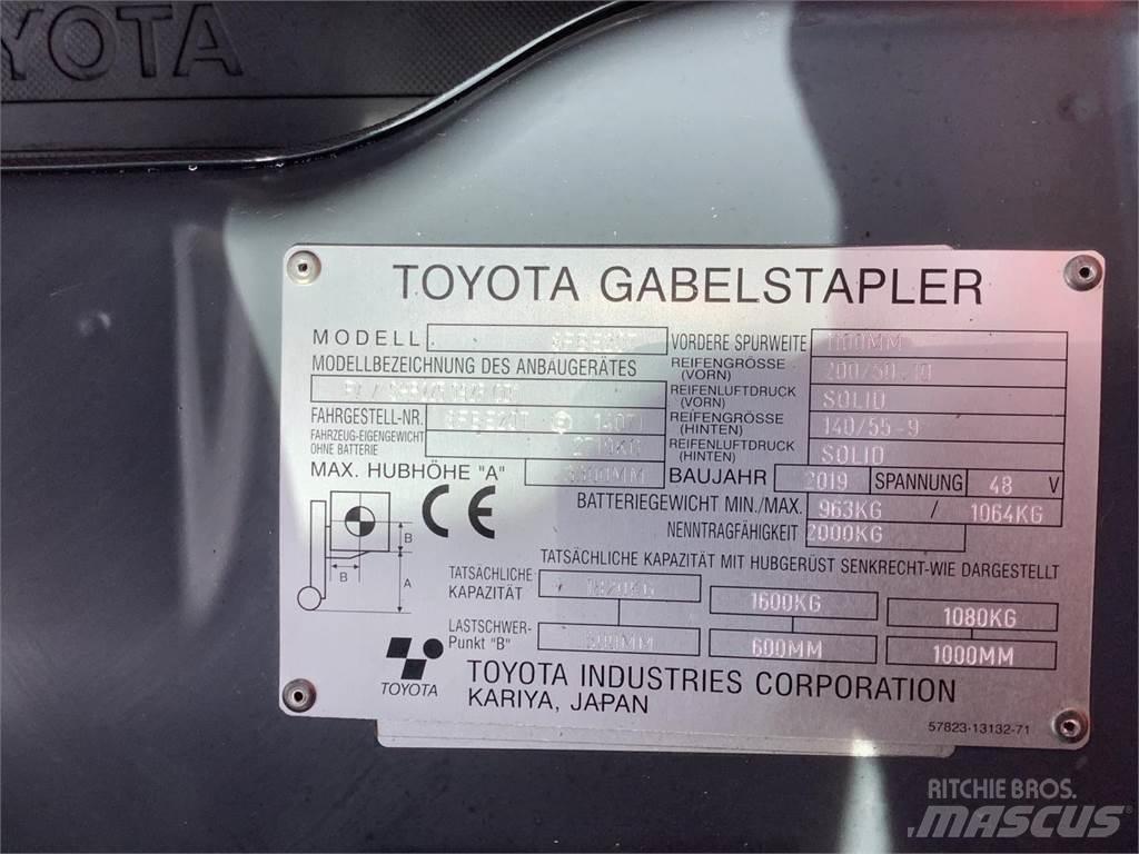 Toyota 8FBE20T Električni viljuškari