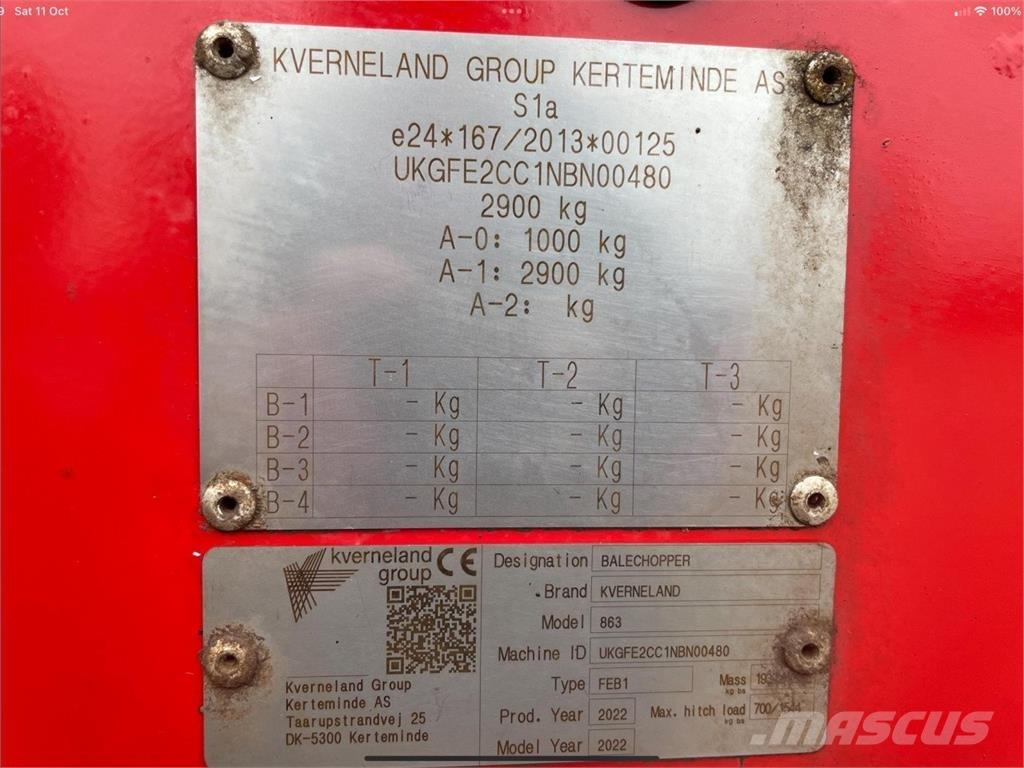 Kverneland 863 Mešaona stočne hrane