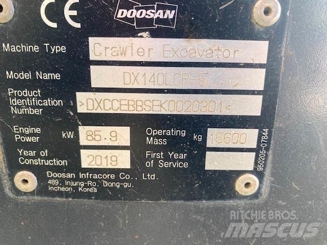 Doosan DX140LCR Bageri guseničari