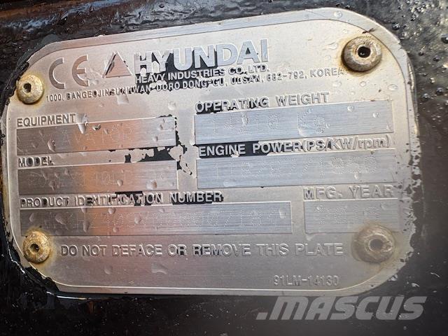 Hyundai R140-9A Bageri guseničari