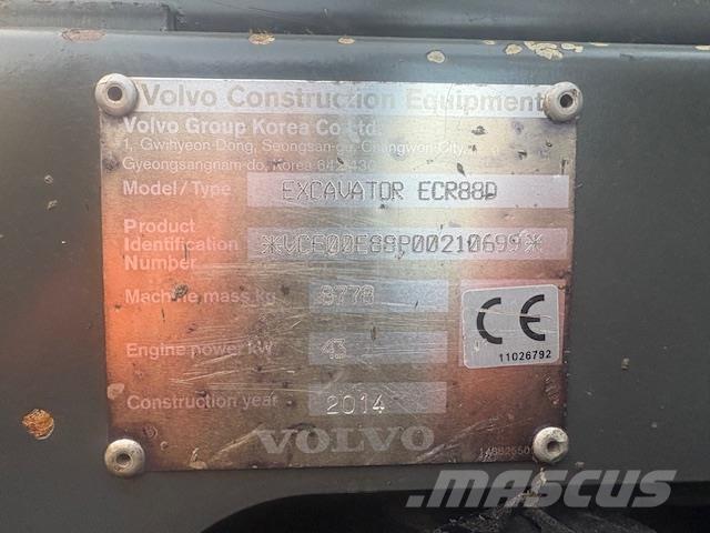 Volvo ECR88D Midi bageri 7t – 12t