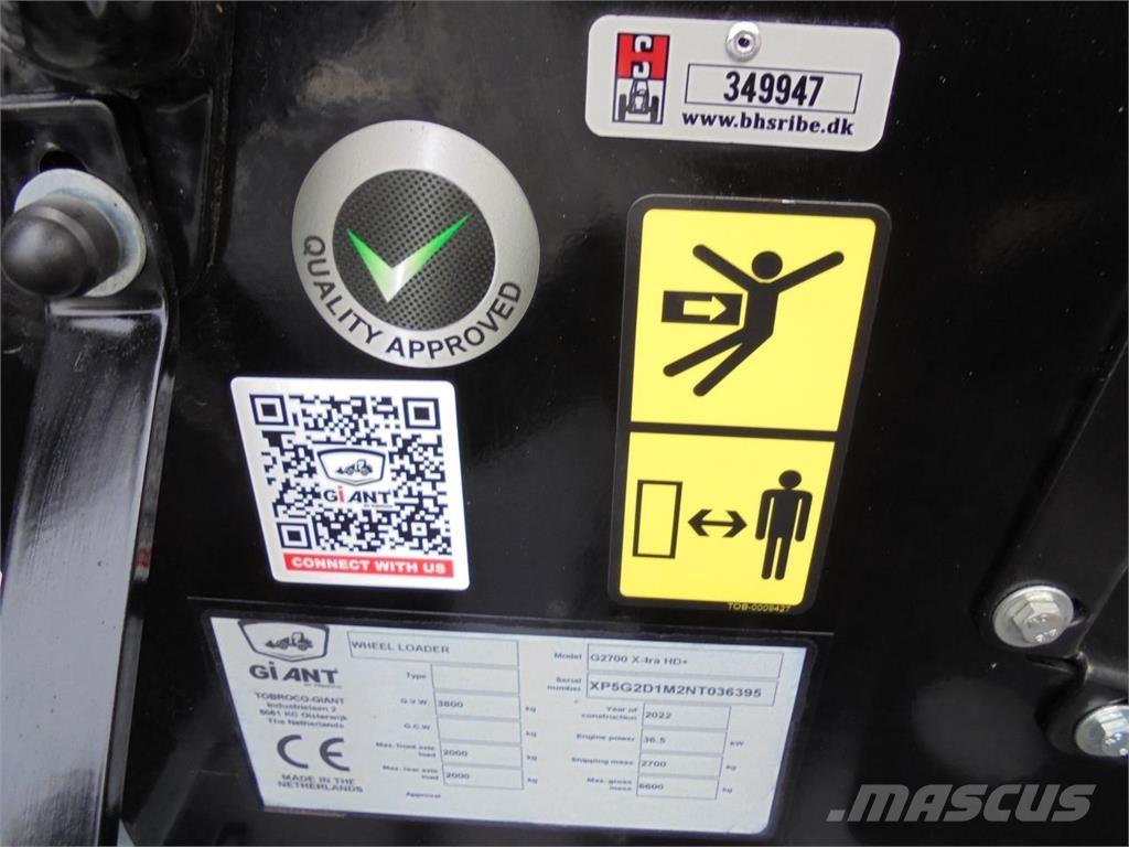 GiANT G2700XHDP Mini utovarivači