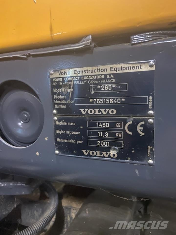 Volvo EC 15 Mini bageri < 7t